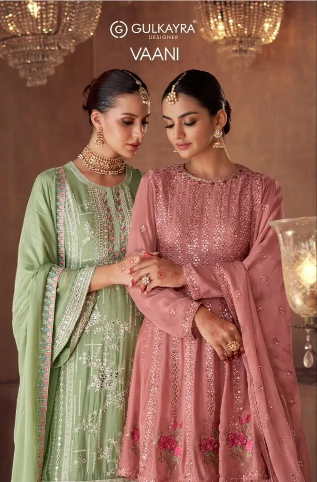 Gulkayra Designer Vaani 7195 Series Designer Suit