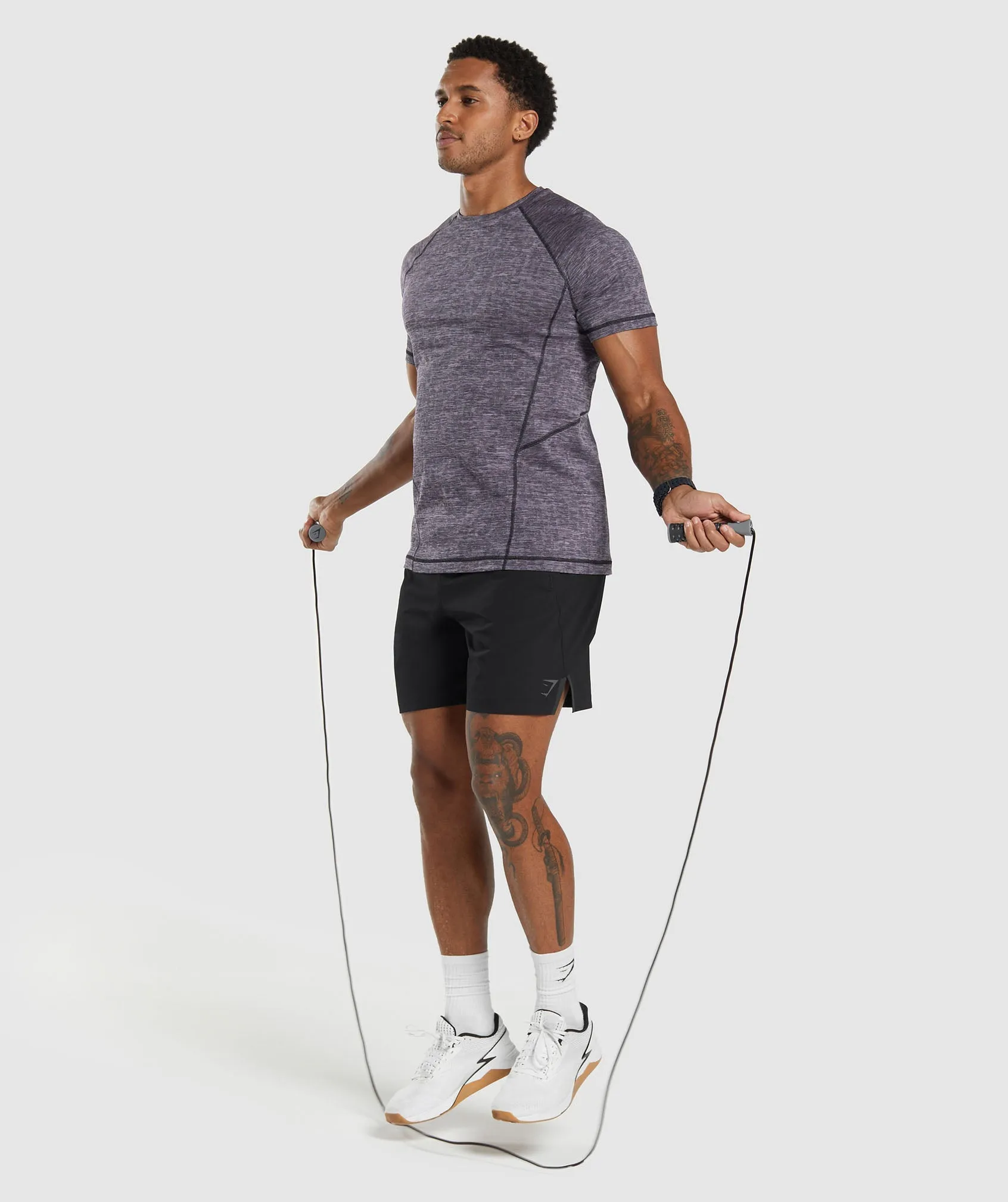 Gymshark Apex T-Shirt - Fog Purple/Black