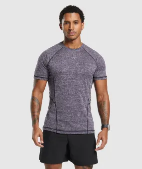 Gymshark Apex T-Shirt - Fog Purple/Black