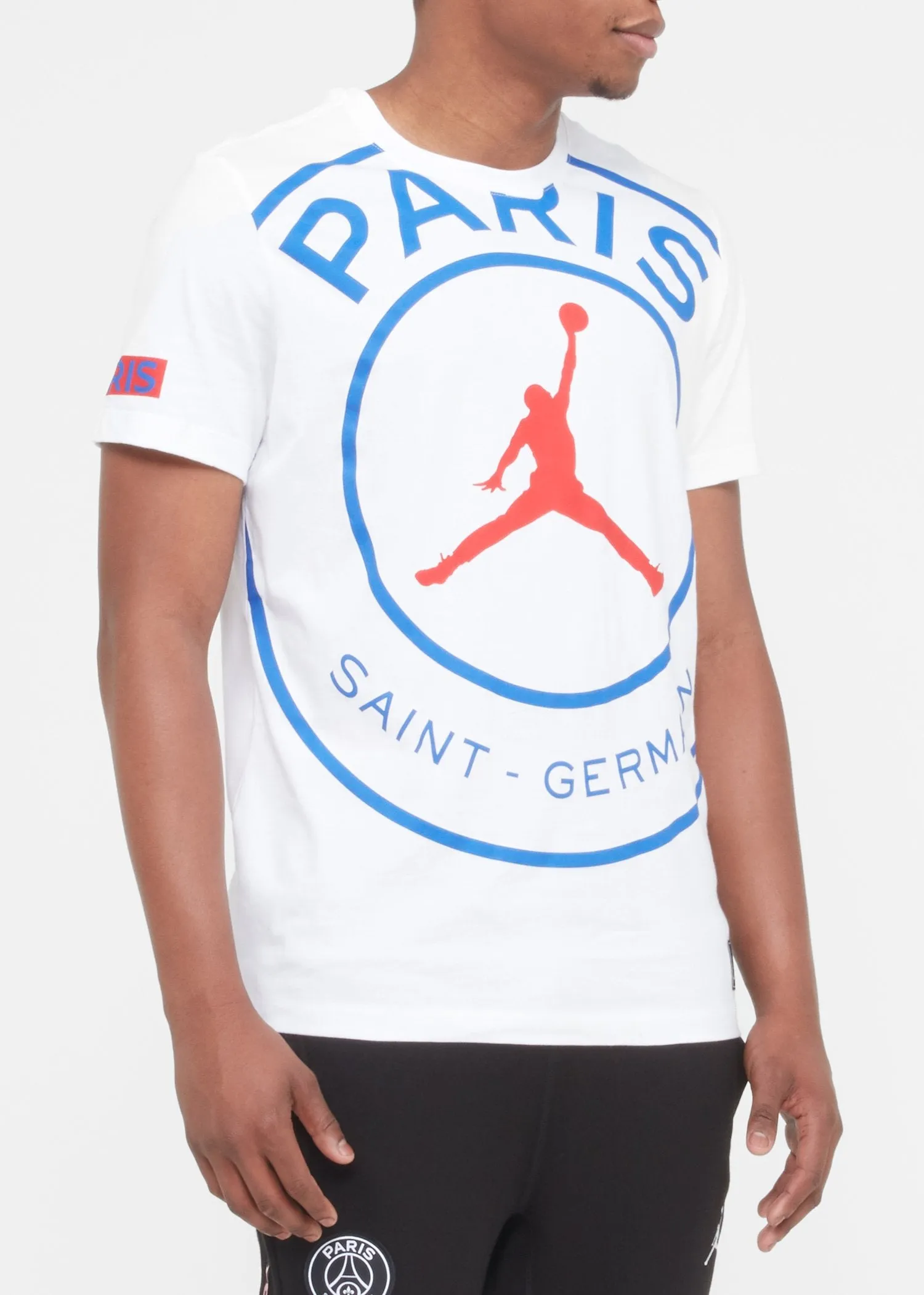 JORDAN X PARIS SAINT-GERMAIN: SS LOGO TEE [WHITE]