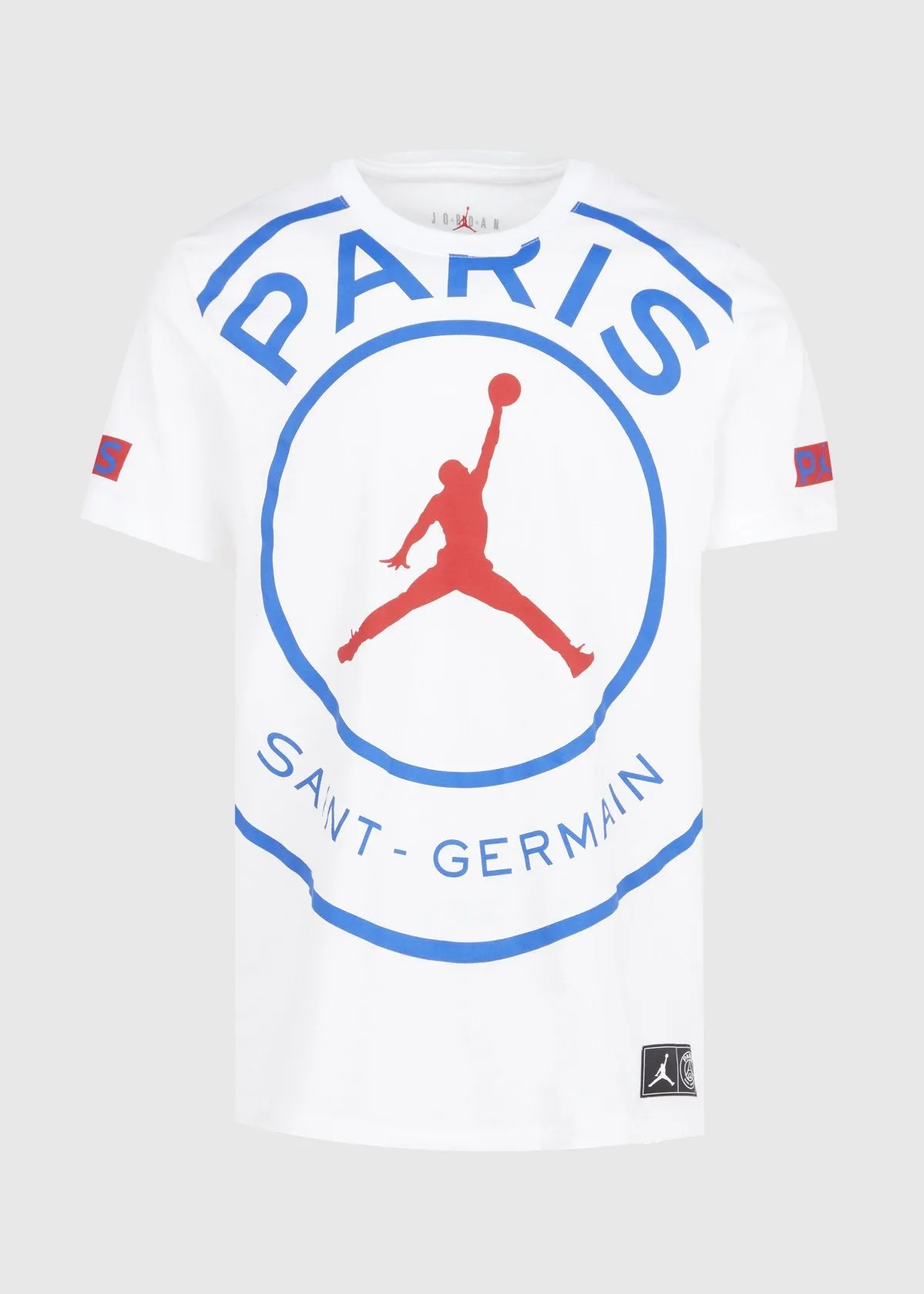 JORDAN X PARIS SAINT-GERMAIN: SS LOGO TEE [WHITE]