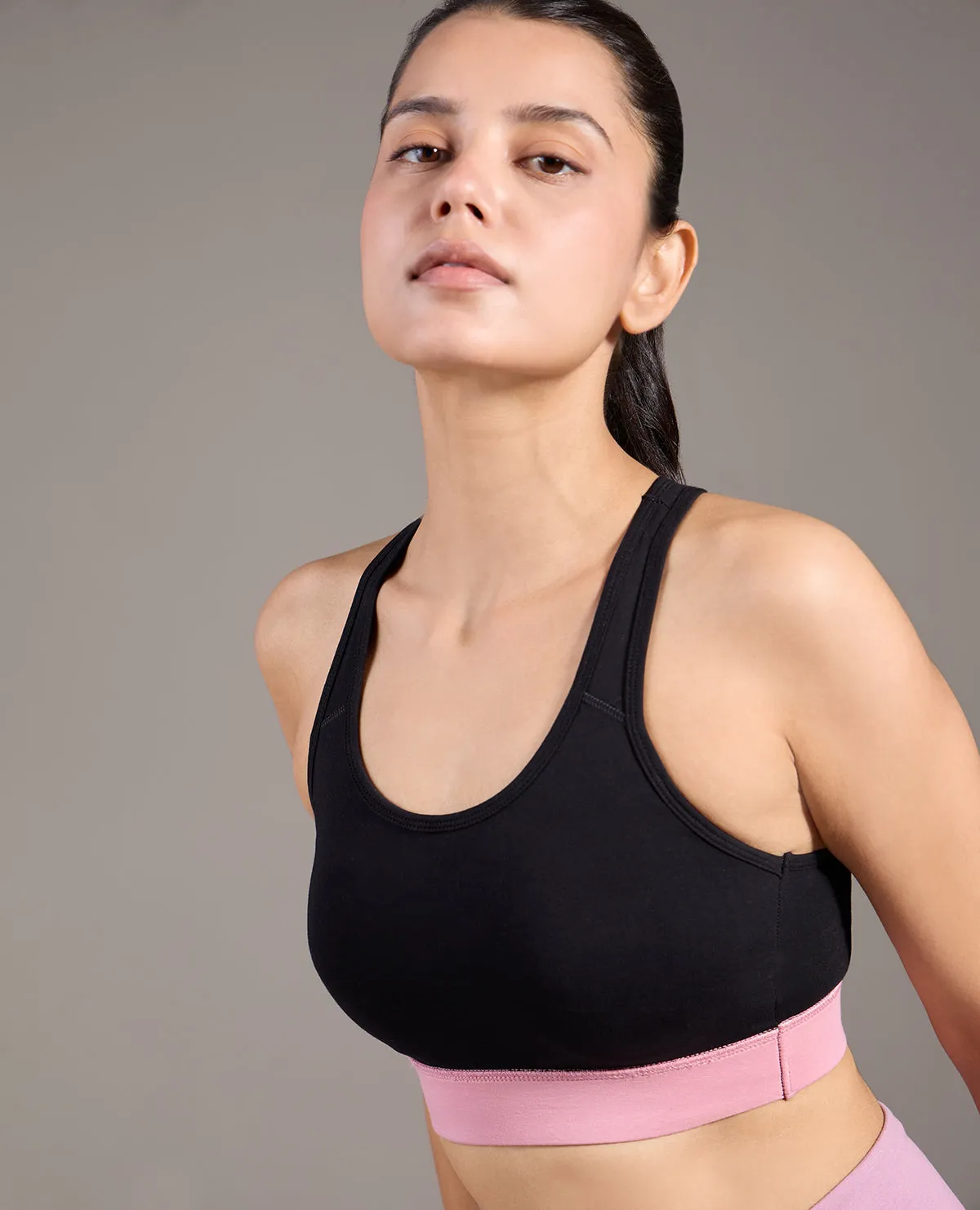 Low Support Cotton Sports Bra