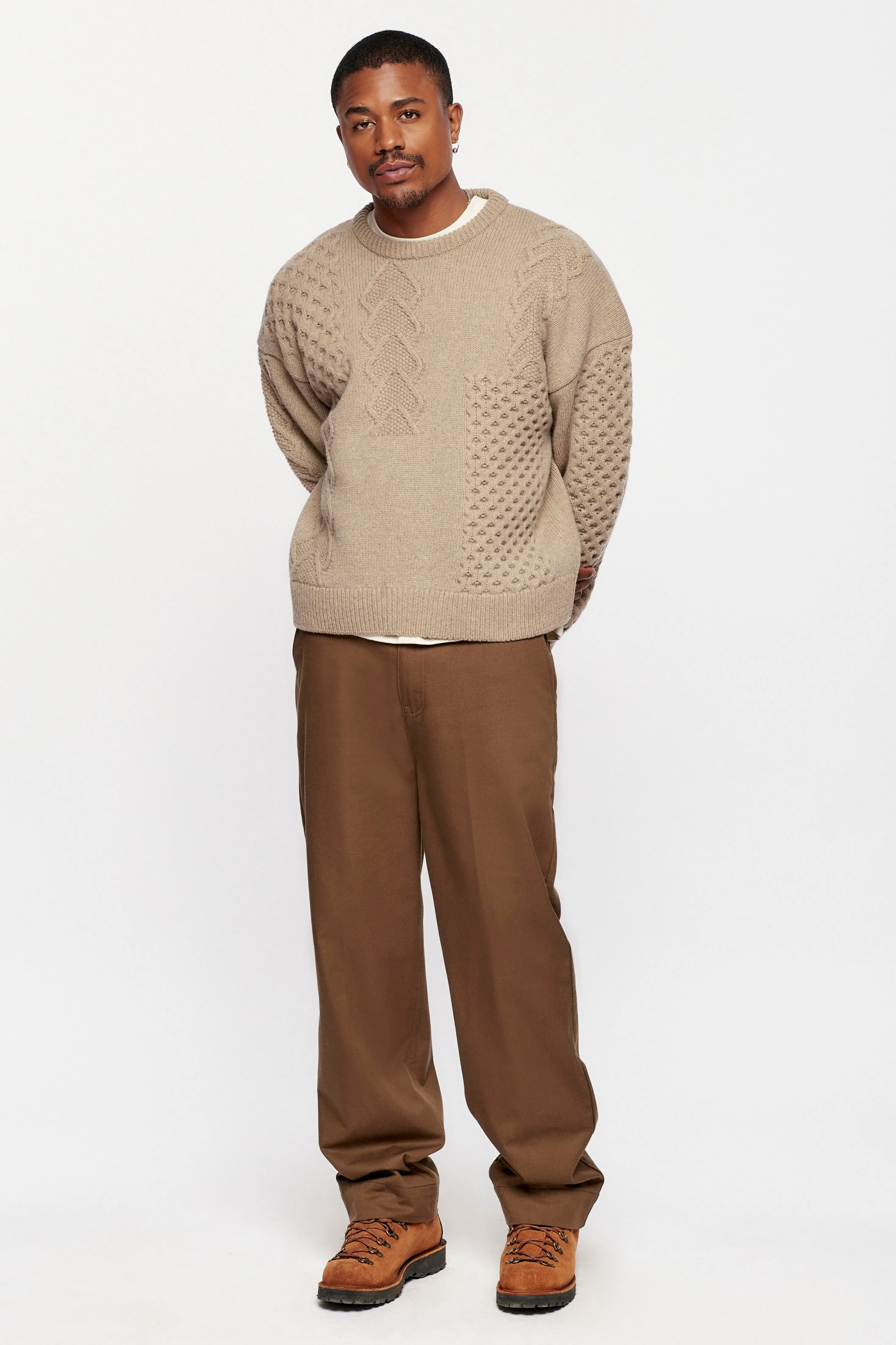 Men's Buma Trouser in Walnut