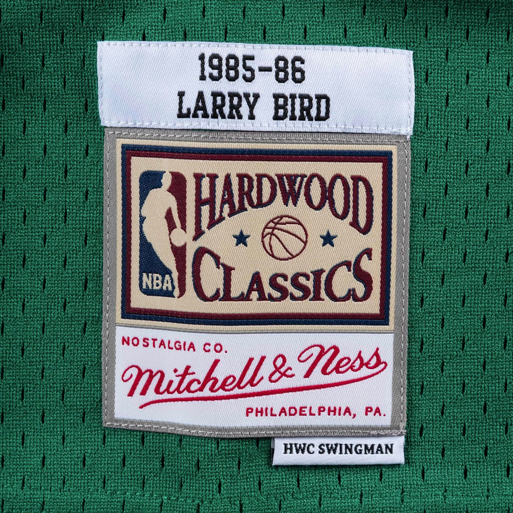 NBA Boston Celtics Larry Bird 1985 Swingman Road Jersey