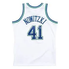 NBA Dallas Mavericks Dirk Nowitzki 1998 Swingman Home Jersey