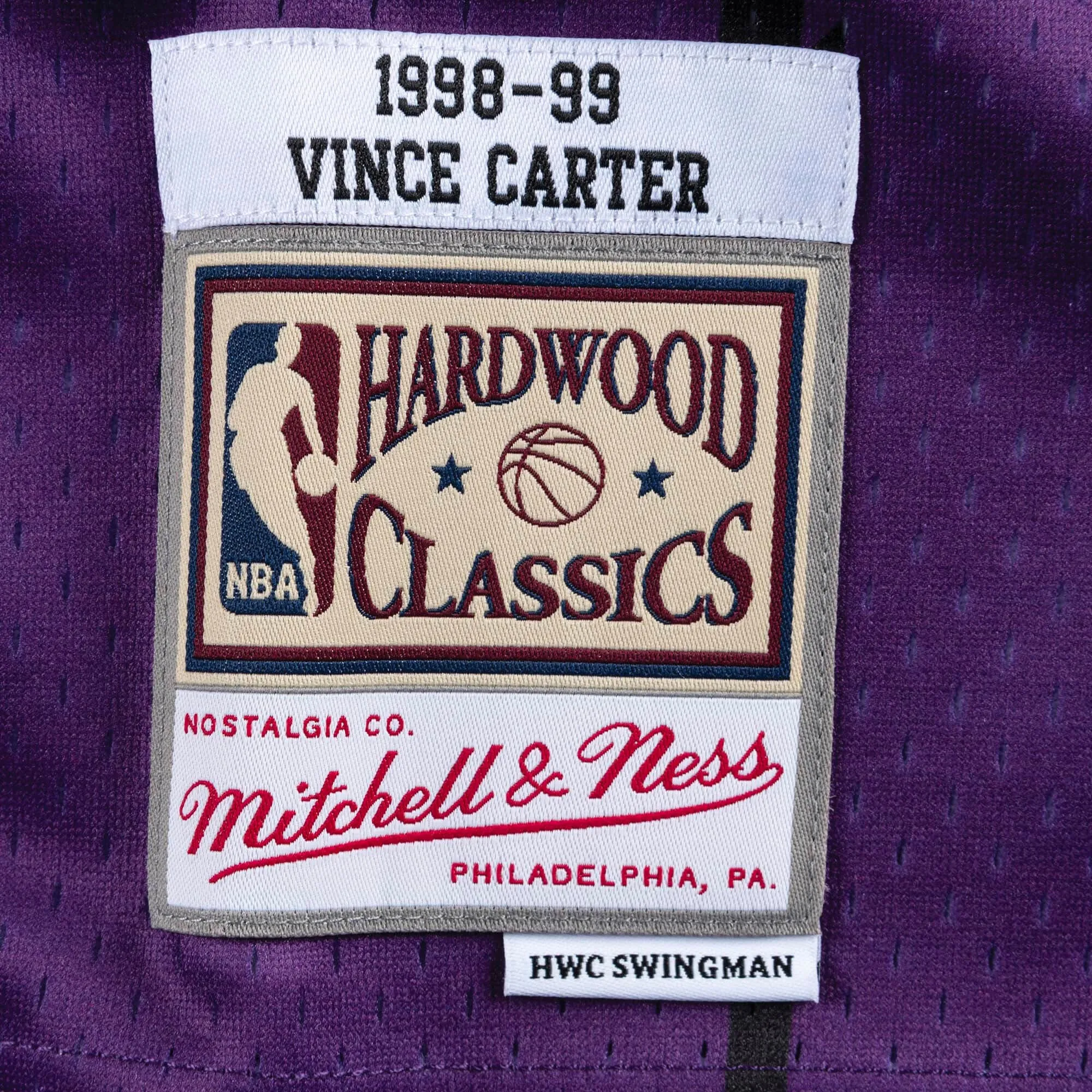 NBA Toronto Raptors Vince Carter 1998 Swingman Road Jersey