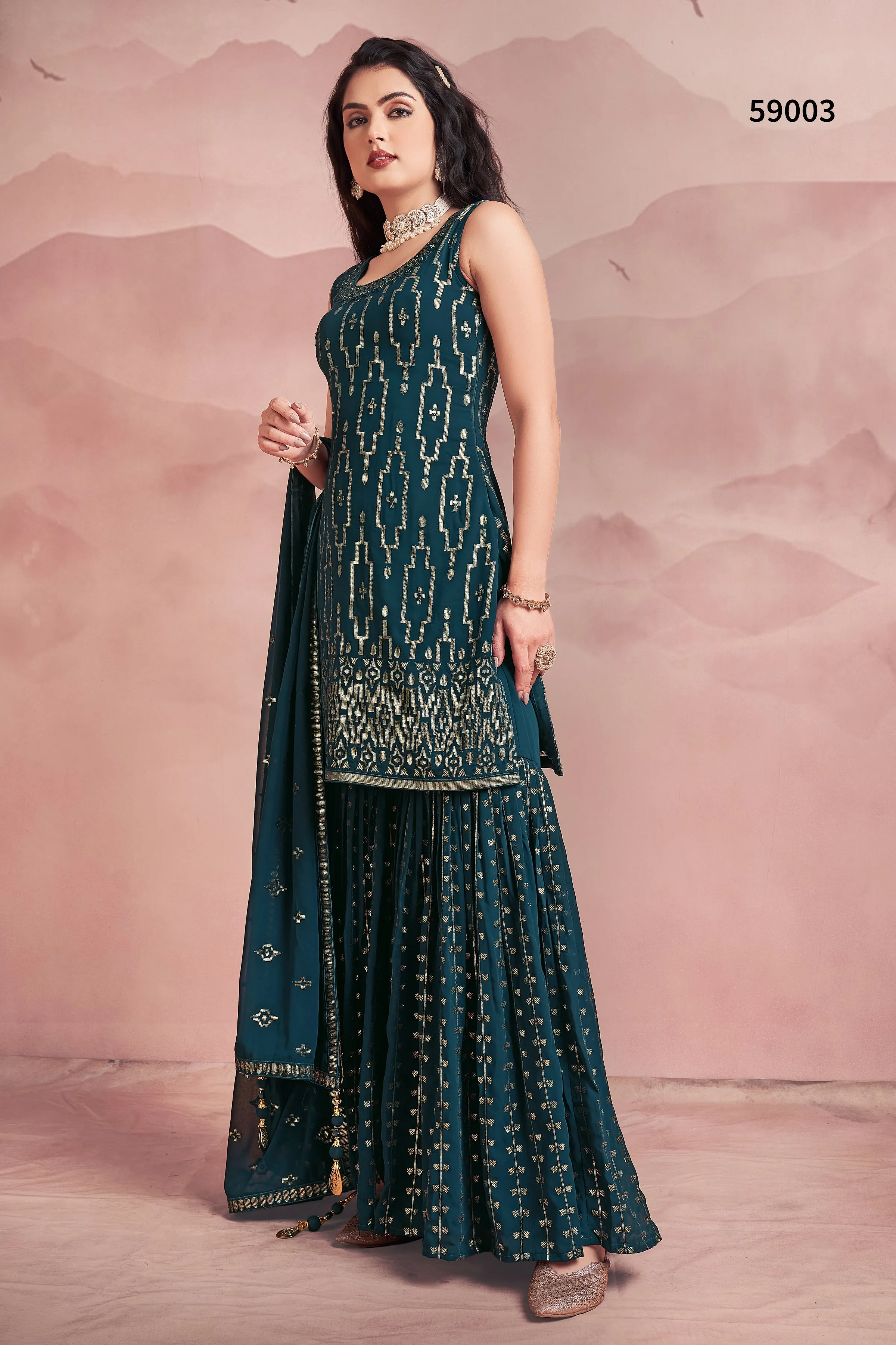 Noorani Vol 7 Designer Occasion Wear Suit D.No 59003