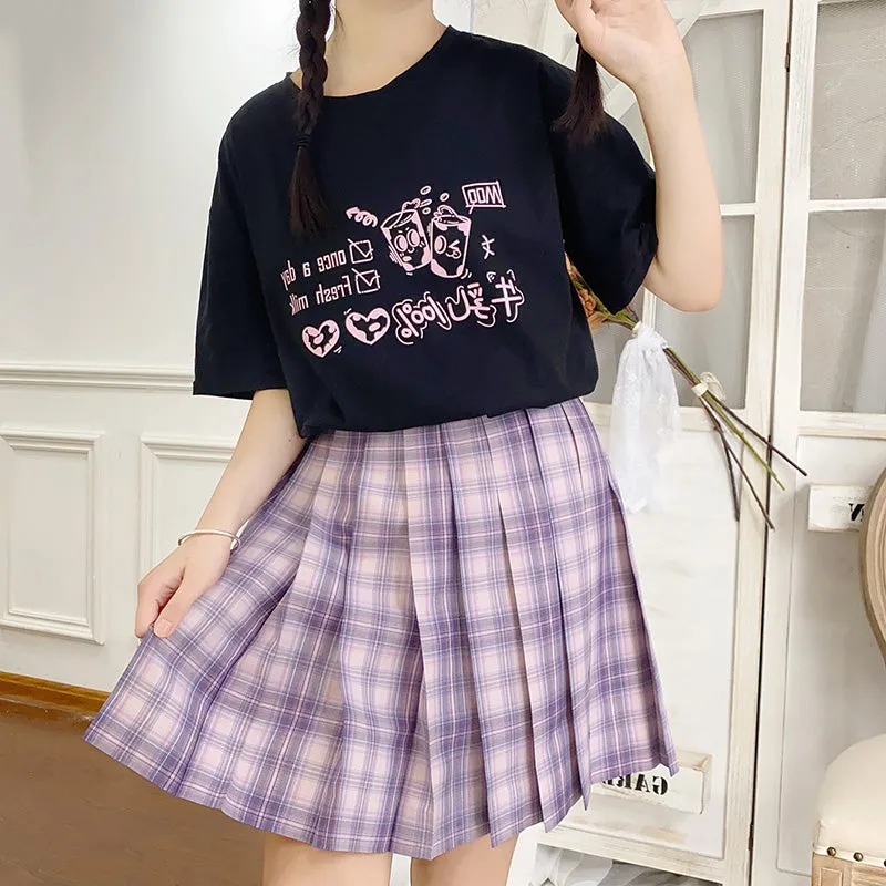 Original Soft Girl E-Sports Girl Black T-Shirt