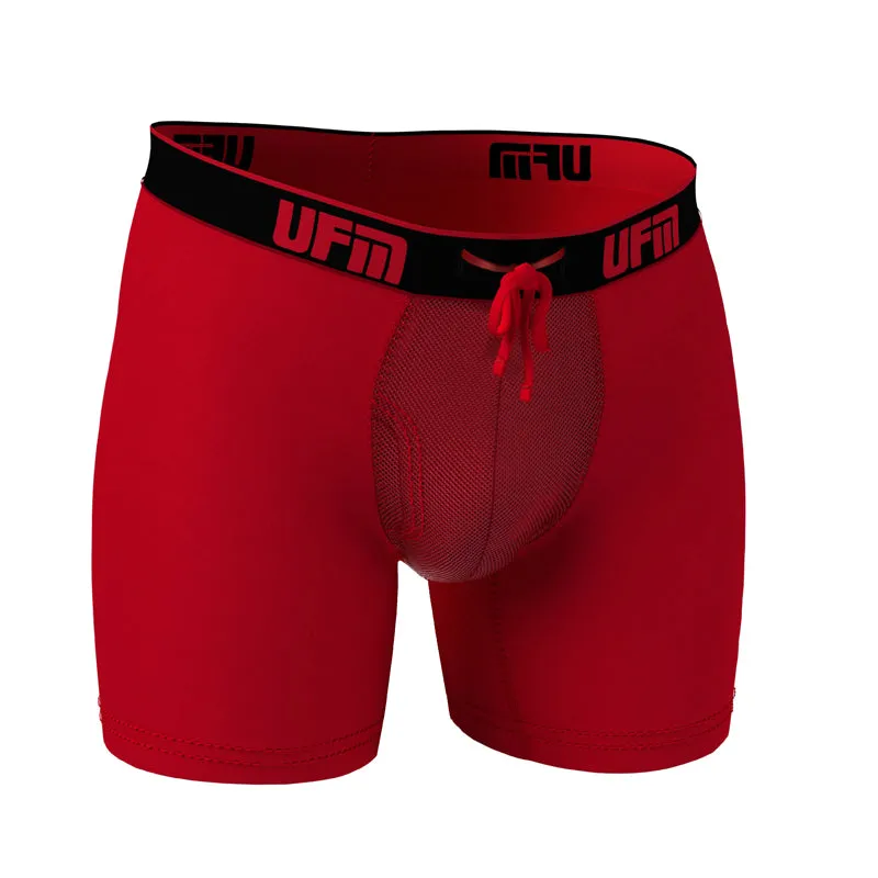 REG Support 6 Inch Boxer Briefs Polyester Black, Camo, Gray, Red, Royal Blue, White  NEW Wine & Pine