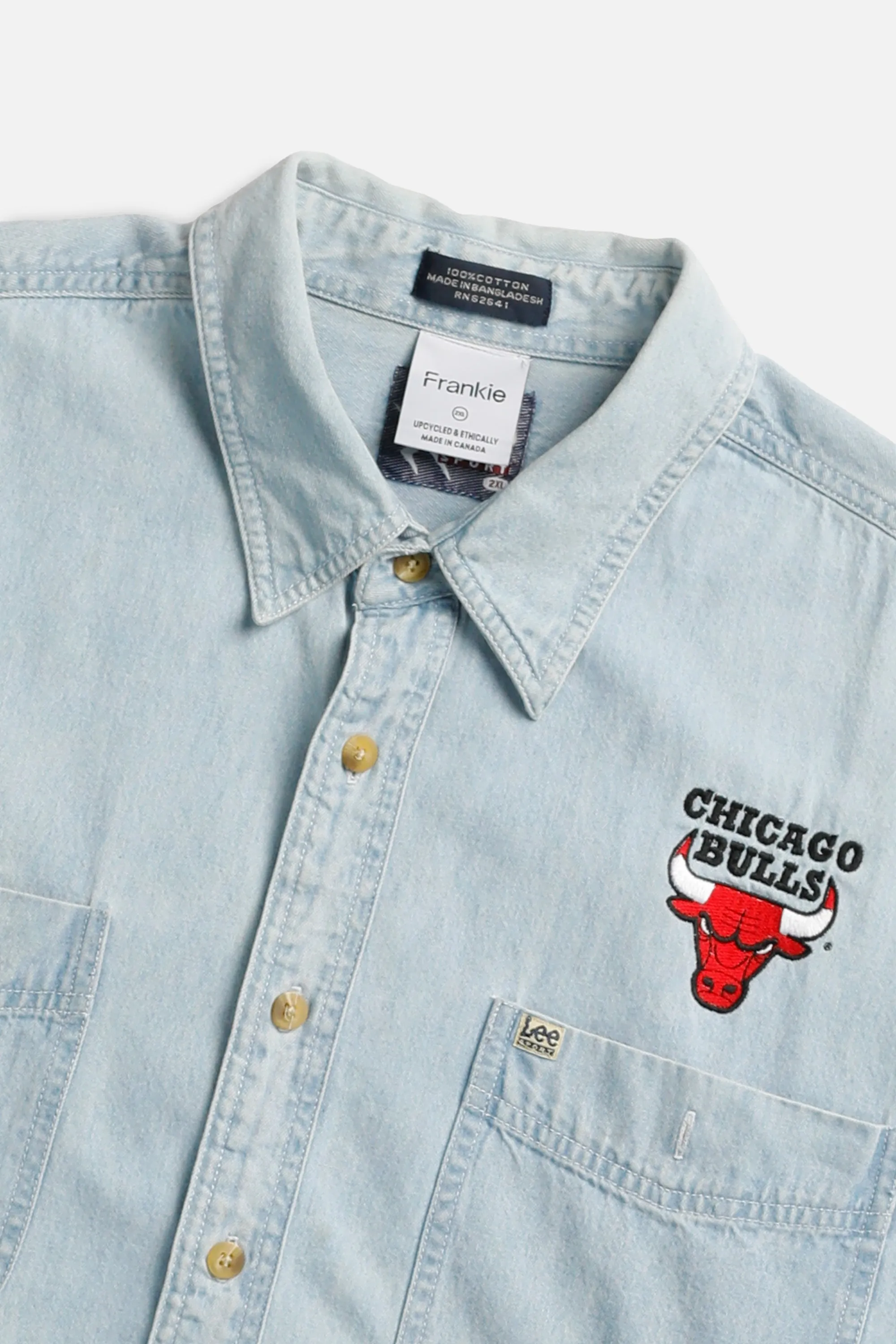 Rework Chambray Waist Crop - XXL