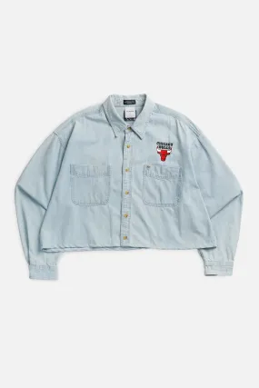 Rework Chambray Waist Crop - XXL