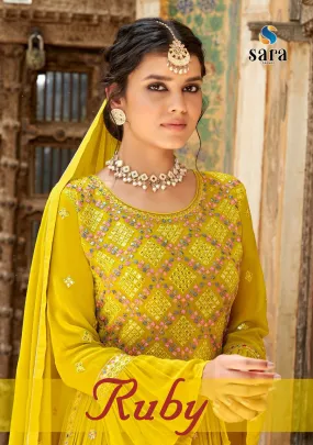 SARA TRENDZ RUBY GEORGETTE SALWAR SUITS