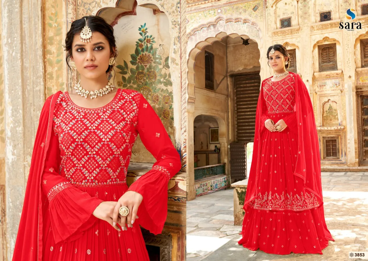SARA TRENDZ RUBY GEORGETTE SALWAR SUITS