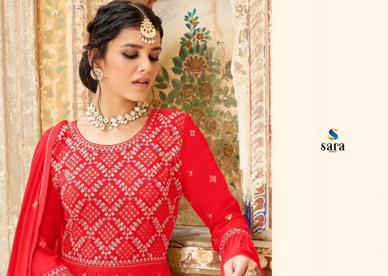 SARA TRENDZ RUBY GEORGETTE SALWAR SUITS
