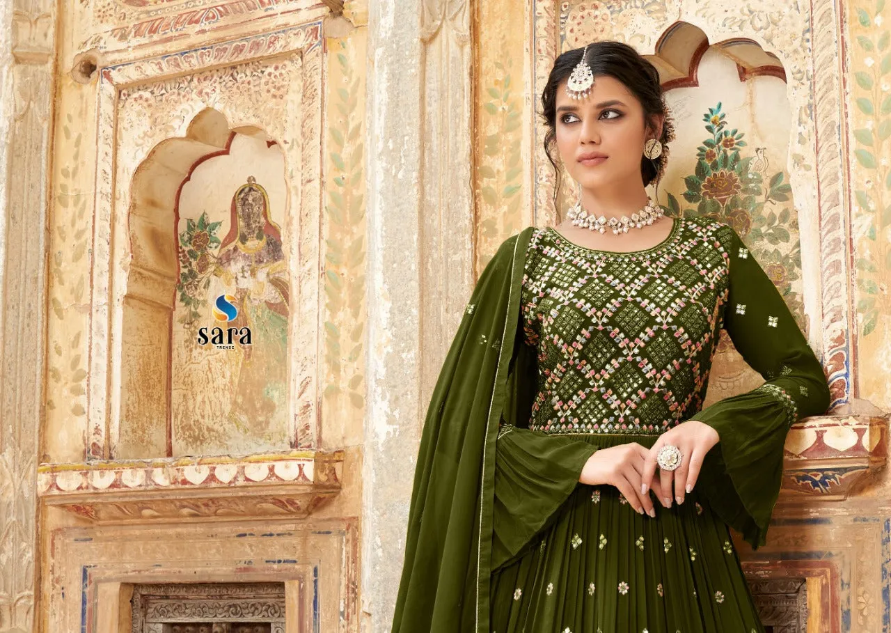 SARA TRENDZ RUBY GEORGETTE SALWAR SUITS