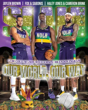 SLAM 242: Zion Williamson, Brandon Ingram   CJ McCollum (Cover 4 of 4)
