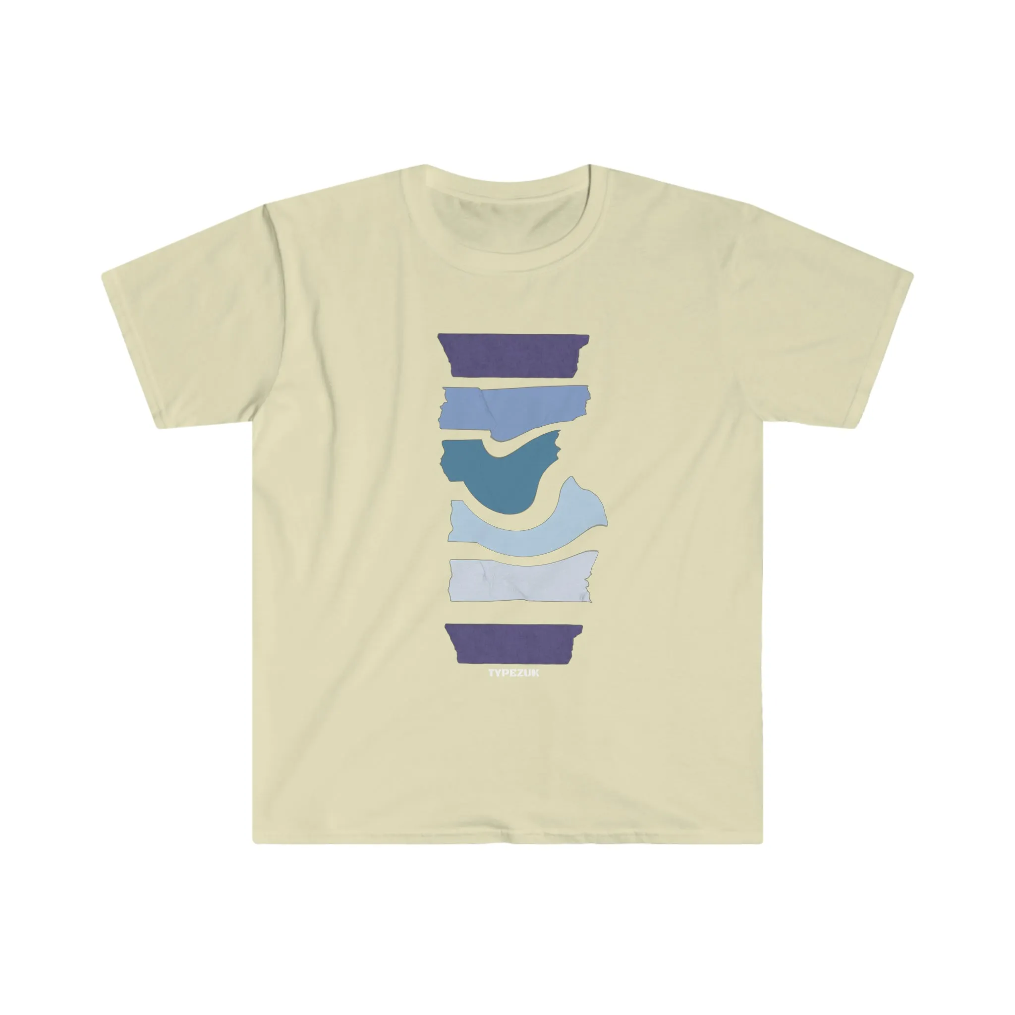 TYPEZUK 6 Stain Colour soft T-Shirt