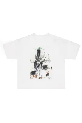 White Oil Painting T-Shirt