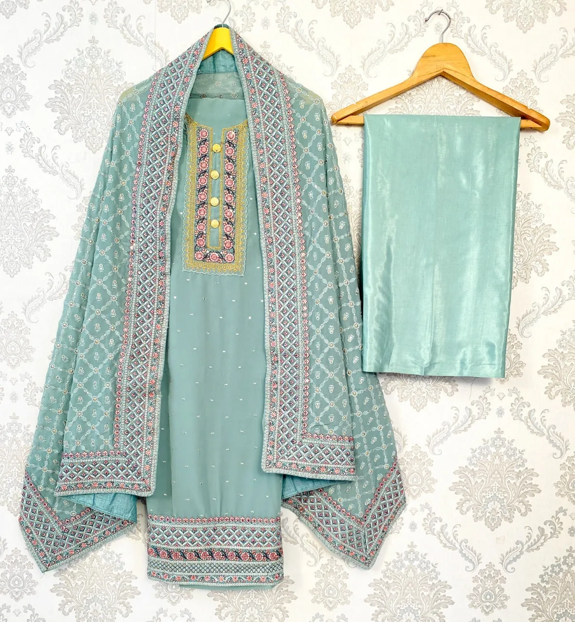 ZEEYA-ERINA D.NO 1401 To1403 FAUX GEORGETTE SUIT